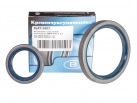 Set for the crankshaft VAZ-2101-2107 of two oil seals (NBR-440 blue) non-rubberized